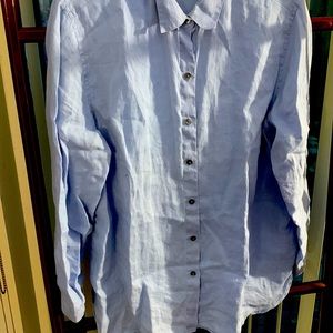100%linen J.JIll blouse